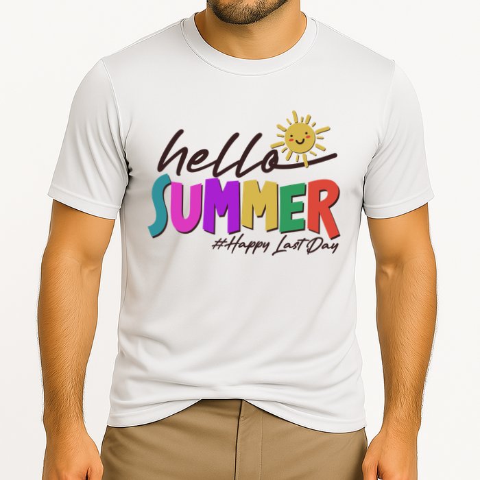 Cute Hello Summer #Happy Last Day Performance Shirt