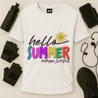 Cute Hello Summer #Happy Last Day Performance Shirt