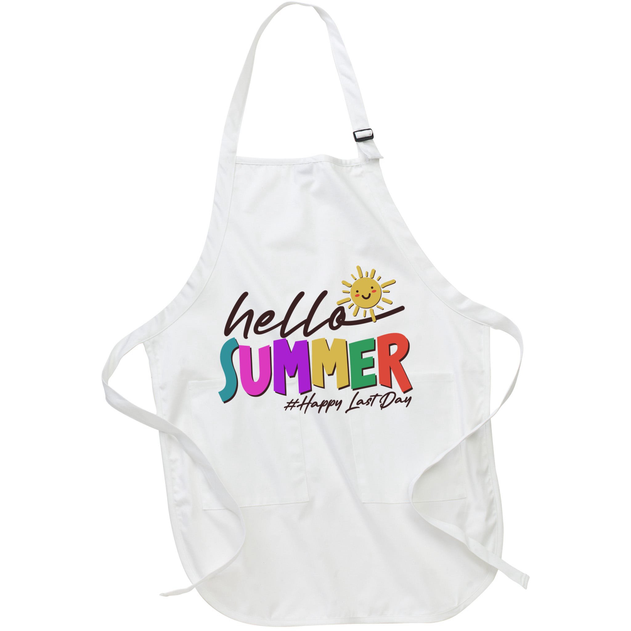 Cute Hello Summer #Happy Last Day Apron