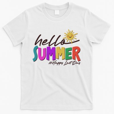 Cute Hello Summer #Happy Last Day T-Shirt