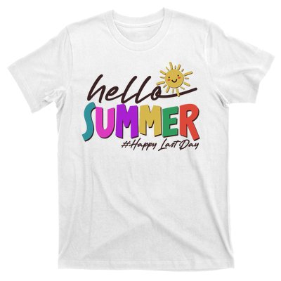 Cute Hello Summer #Happy Last Day T-Shirt