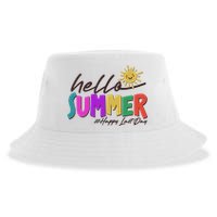 Cute Hello Summer #Happy Last Day Sustainable Bucket Hat