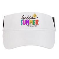 Cute Hello Summer #Happy Last Day Adult Drive Performance Visor