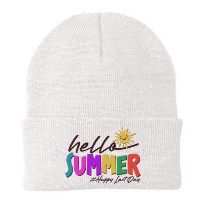 Cute Hello Summer #Happy Last Day Beanie