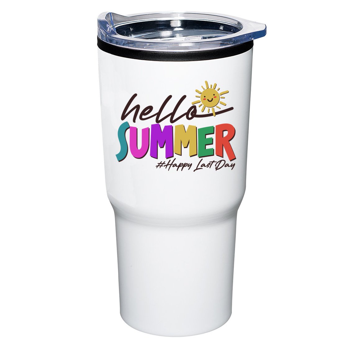 Cute Hello Summer #Happy Last Day Tumbler
