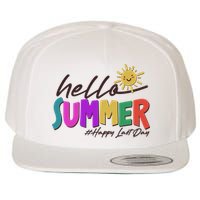 Cute Hello Summer #Happy Last Day Wool Snapback Cap