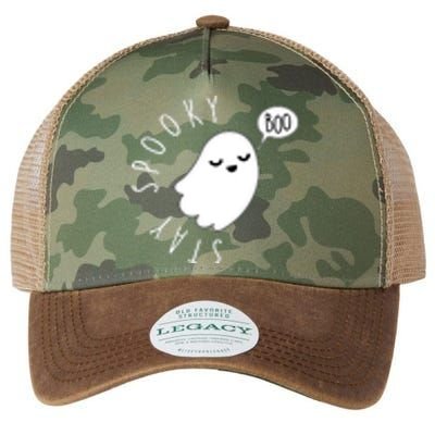 Cute Halloween Stay Spooky Ghost Legacy Tie Dye Trucker Hat