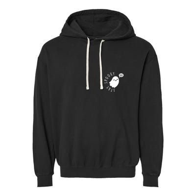 Cute Halloween Stay Spooky Ghost Garment-Dyed Fleece Hoodie
