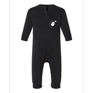 Cute Halloween Stay Spooky Ghost Infant Fleece One Piece