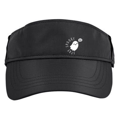 Cute Halloween Stay Spooky Ghost Adult Drive Performance Visor