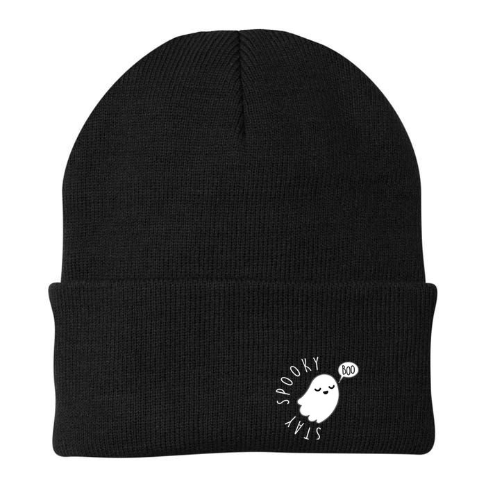 Cute Halloween Stay Spooky Ghost Beanie