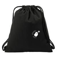 Cute Halloween Stay Spooky Ghost Drawstring Bag