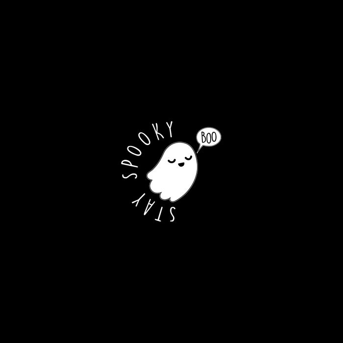 Cute Halloween Stay Spooky Ghost Drawstring Bag