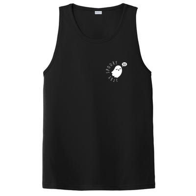 Cute Halloween Stay Spooky Ghost PosiCharge Competitor Tank