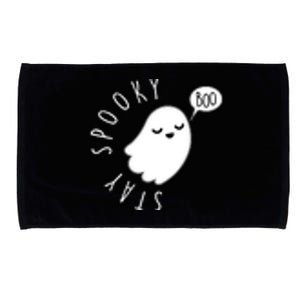 Cute Halloween Stay Spooky Ghost Microfiber Hand Towel