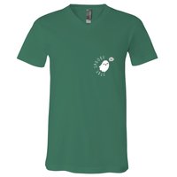 Cute Halloween Stay Spooky Ghost V-Neck T-Shirt