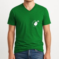Cute Halloween Stay Spooky Ghost V-Neck T-Shirt