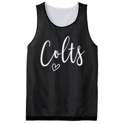 Colts High School Colts Sports Team Colts Mesh Reversible Basketball Jersey Tank