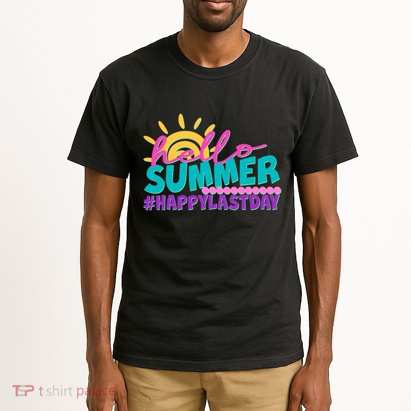 Cute Hello Summer #Happy Last Day Tall T-Shirt