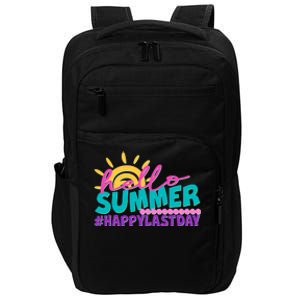 Cute Hello Summer #Happy Last Day Impact Tech Backpack