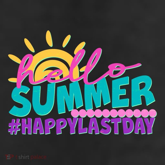 Cute Hello Summer #Happy Last Day Adult Drive Performance Visor