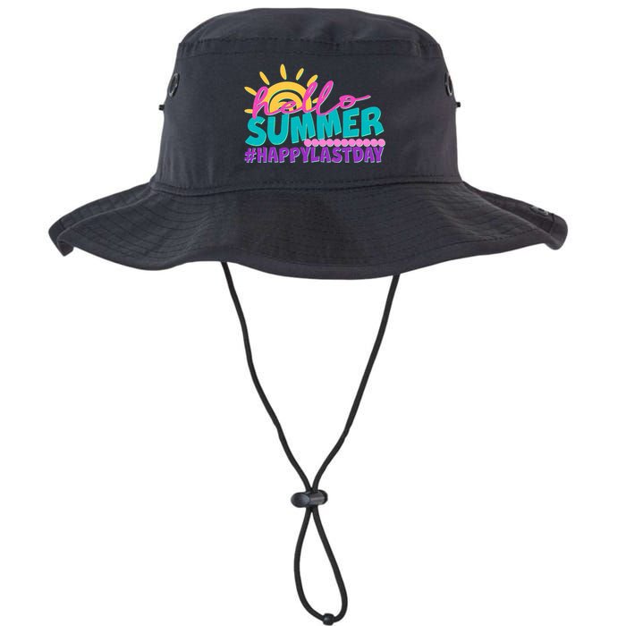 Cute Hello Summer #Happy Last Day Bucket Hat
