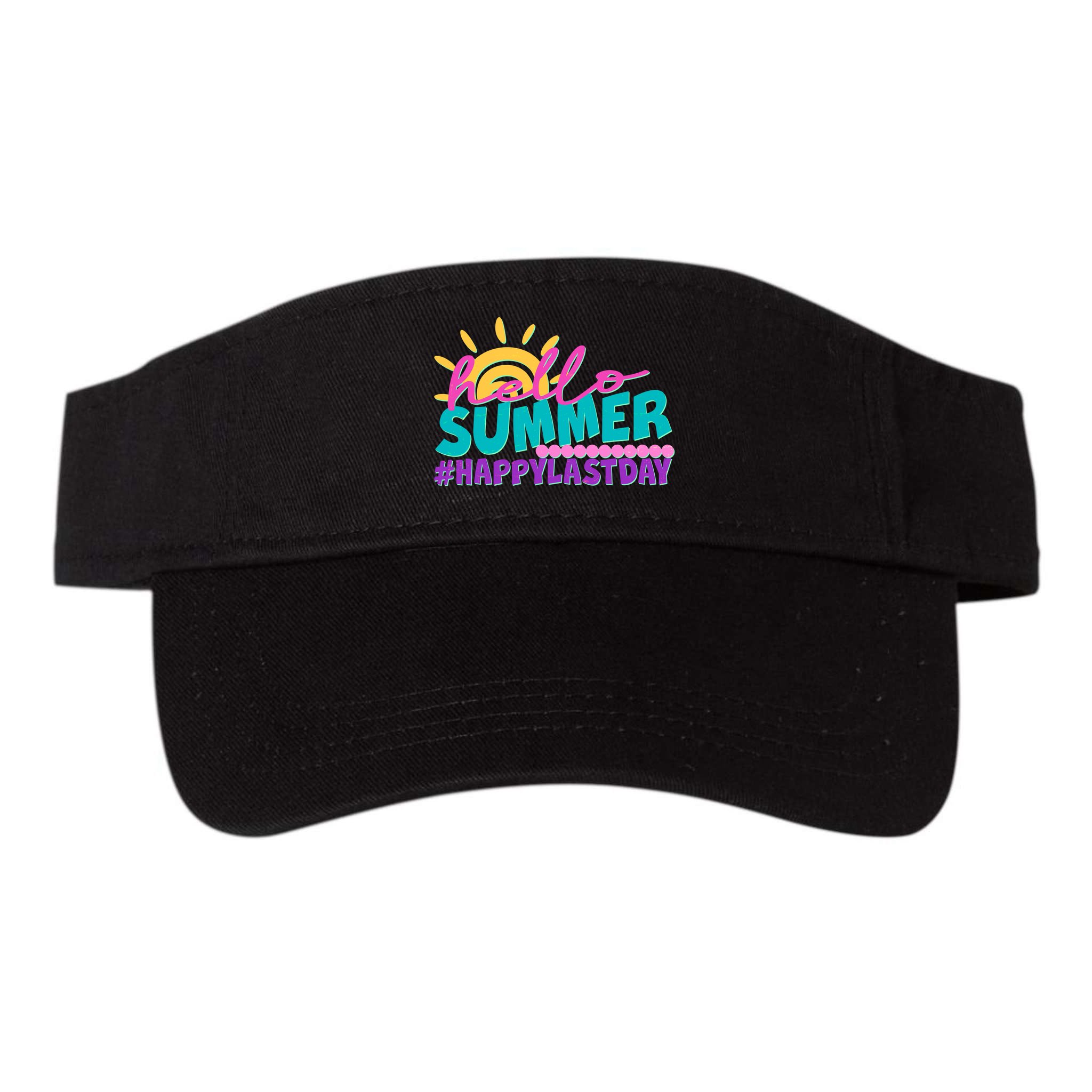 Cute Hello Summer #Happy Last Day Visor