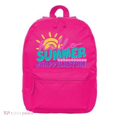 Cute Hello Summer #Happy Last Day 16 in Basic Backpack
