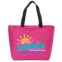 Cute Hello Summer #Happy Last Day Zip Tote Bag