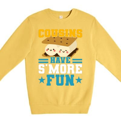 Cousins Have S&39;more Fun Best Cousin Premium Crewneck Sweatshirt