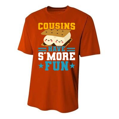 Cousins Have S&39;more Fun Best Cousin Performance Sprint T-Shirt