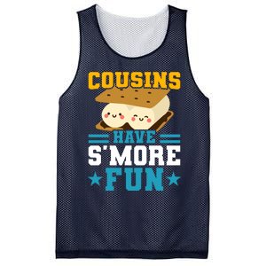 Cousins Have S&39;more Fun Best Cousin Mesh Reversible Basketball Jersey Tank