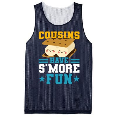 Cousins Have S&39;more Fun Best Cousin Mesh Reversible Basketball Jersey Tank