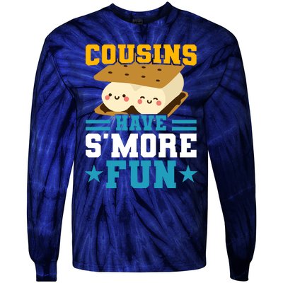 Cousins Have S&39;more Fun Best Cousin Tie-Dye Long Sleeve Shirt