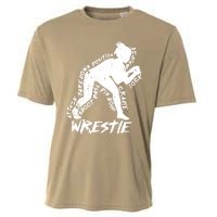 Cute High School Wrestling Gift For Mom Dad Gift For Girls Wrestling Gift Cooling Performance Crew T-Shirt