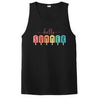 Colorful Hello Summer Popsicle Graphic PosiCharge Competitor Tank