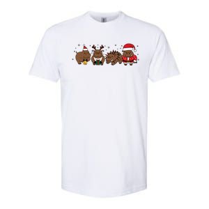 Christmas Holiday Santa Claus Xmas Rhino Softstyle CVC T-Shirt