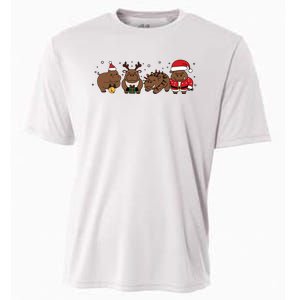 Christmas Holiday Santa Claus Xmas Rhino Cooling Performance Crew T-Shirt