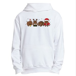 Christmas Holiday Santa Claus Xmas Rhino Urban Pullover Hoodie