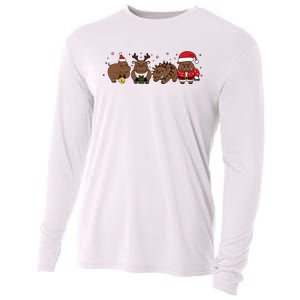 Christmas Holiday Santa Claus Xmas Rhino Cooling Performance Long Sleeve Crew