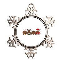 Christmas Holiday Santa Claus Xmas Rhino Metallic Star Ornament