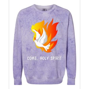 Come Holy Spirit Colorblast Crewneck Sweatshirt