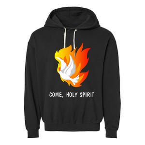 Come Holy Spirit Garment-Dyed Fleece Hoodie