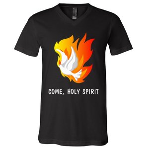 Come Holy Spirit V-Neck T-Shirt