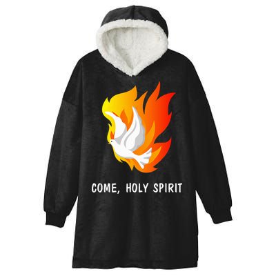 Come Holy Spirit Hooded Wearable Blanket