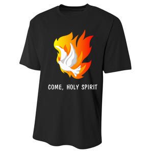 Come Holy Spirit Performance Sprint T-Shirt