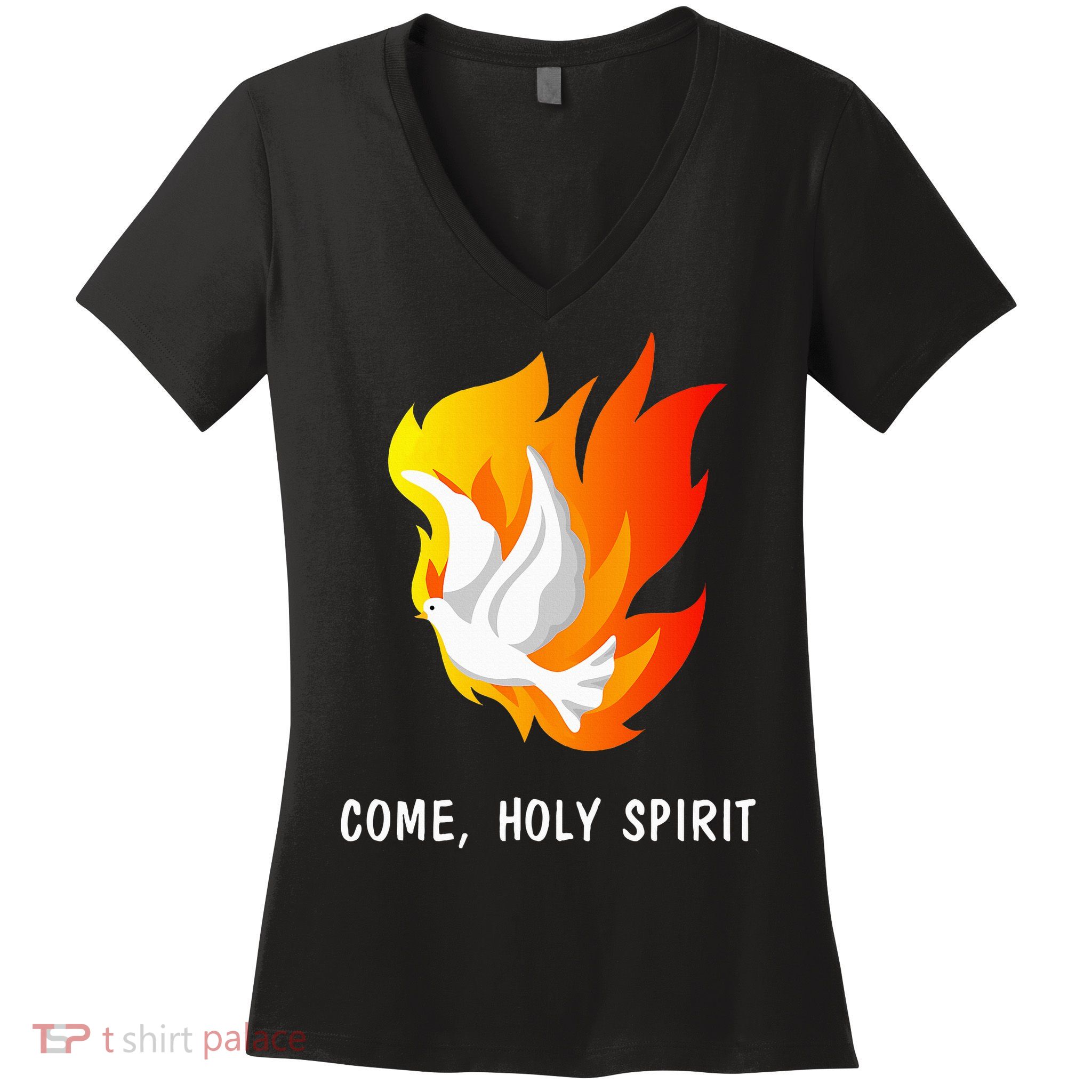 Come Holy Spirit Women's V-Neck T-Shirt