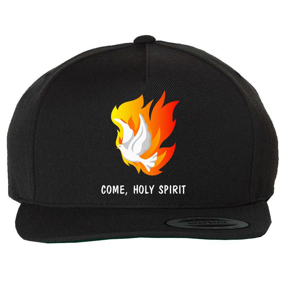 Come Holy Spirit Wool Snapback Cap