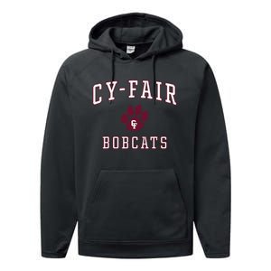 Cyfair High School Bobcats C1 Performance Fleece Hoodie