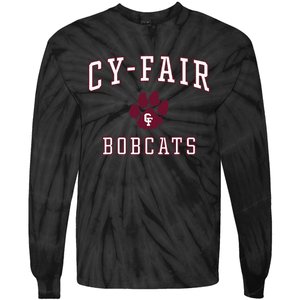 Cyfair High School Bobcats C1 Tie-Dye Long Sleeve Shirt